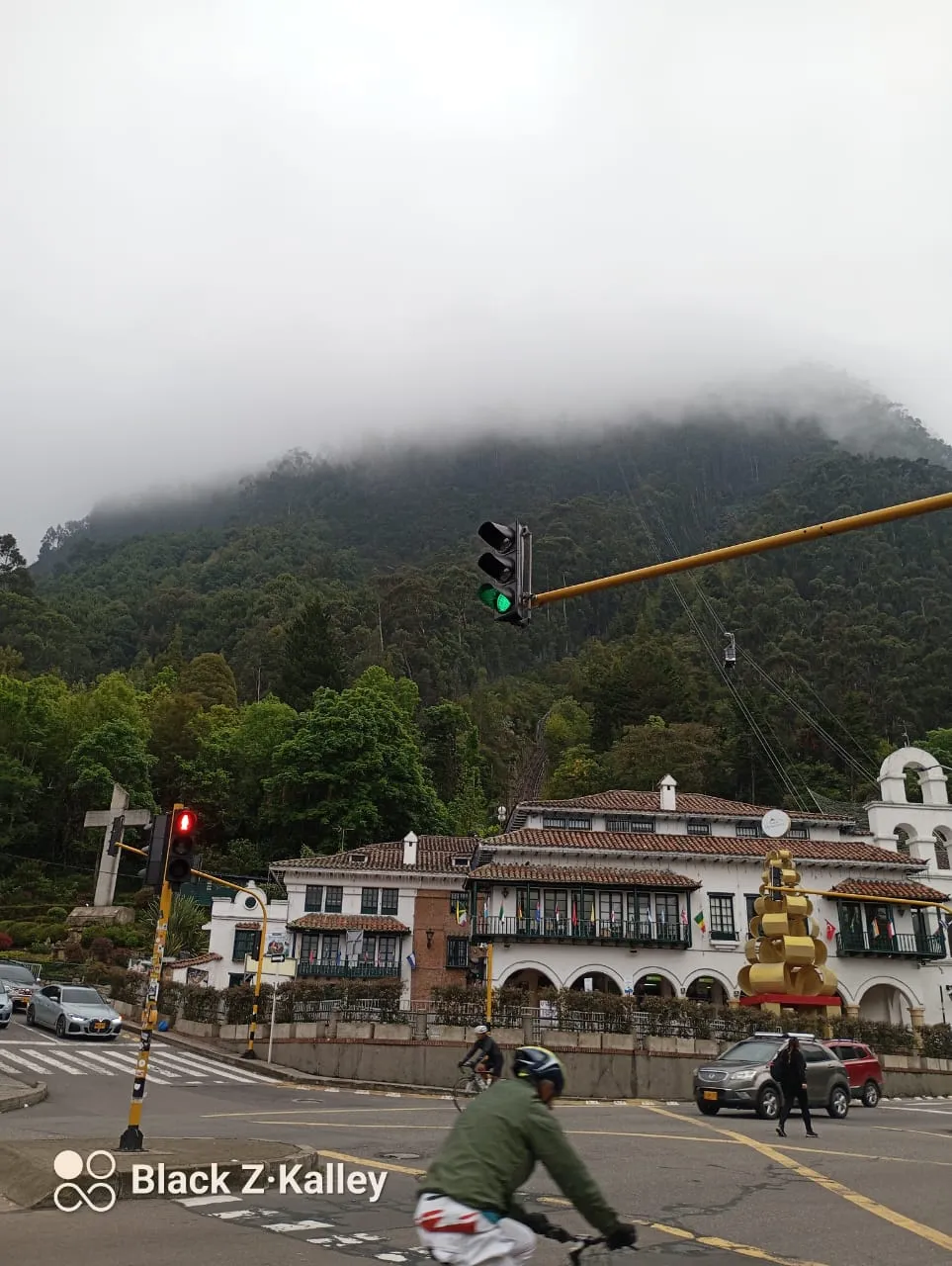 Vista desde el cerro de Monserrate en Bogotá